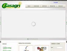 Tablet Screenshot of casagri-group.com